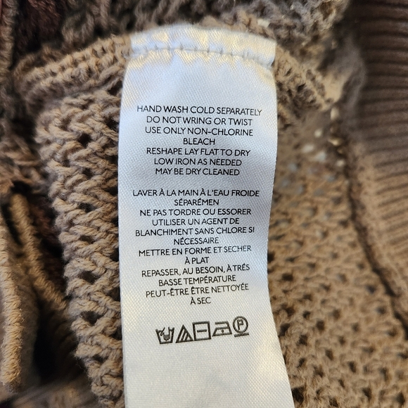 Mens Urban Outfitters Crochet Norwich Paneled Short Sleeve Polo Sweater. Sz L - Picture 6 of 8